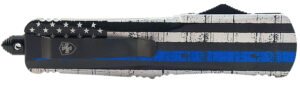 TEMP LBTB131 LRG BACK THE BLUE BLK DAGGER