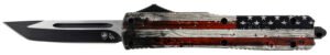 TEMP MWUS231 SLIM G2 WOOD US FLAG TANTO 440C BLK