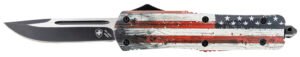TEMP LWUS331 LRG WOOD US FLAG DROP BLK