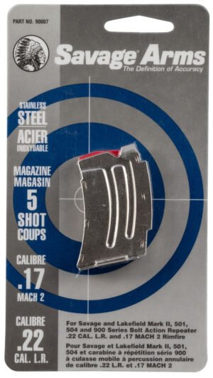 SAV 90007 MAG MKII 22LR/17HM2 SS 5RD