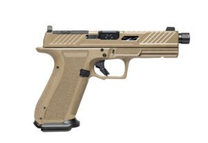 SHDW DR920 9mm 5.0" FDE Blk TB TNS 17rd