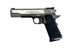 Gold Cup Trophy 5" 45ACP Series 70 Blue Frame SS