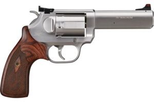 K6S DASA Target .357 Mag 4" SS/Wood 6-rd