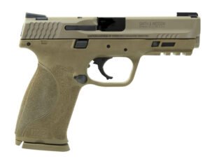 Smith & Wesson LE 11767 M&P 9 M2.0
9mm Luger Double 4.25" 17+1 FDE Interchangeable Backstrap Grip FDE Polymer Frame FDE Armornite Stainless Steel Slide