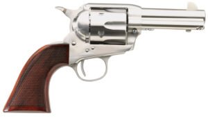 Taylors & Company 550818 Runnin Iron  45 Colt (LC) Caliber with 3.50"  Barrel, 6rd Capacity Cylinder, Overall Stainless Steel Finish & Checkered Walnut Grip