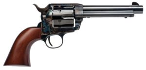 Cimarron PP411 Frontier Pre-War 1896-1940 45 Colt (LC) 6 Shot, 5.50" Blued Steel Barrel, Blued Cylinder, Color Case Hardened Steel Frame, Walnut Grip, Exposed Hammer