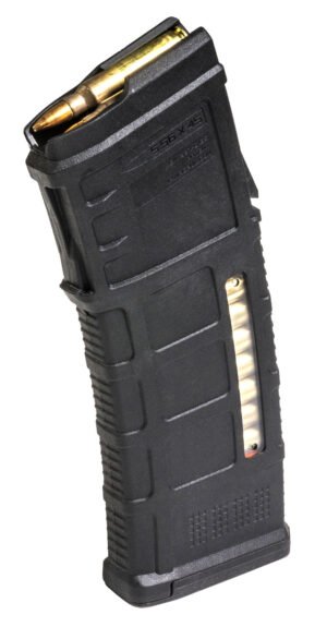Magpul MAG575BLK PMAG GEN M3 30rd Detachable w/Capacity Window 5.56x45mm NATO Fits Steyr Arms AUG/F88/F90 Black Polymer