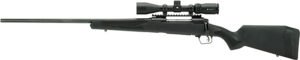 Savage Arms 57321 110 Apex Hunter XP 7mm-08 Rem 4+1 20", Matte Black Metal, Synthetic Stock, Vortex Crossfire II 3-9x40mm Scope, Left Hand