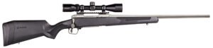 Savage Arms 57355 110 Apex Storm XP 338 Win Mag 3+1 24", Matte Stainless Metal, Synthetic Stock, Vortex Crossfire II 3-9x40mm Scope