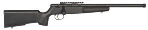 Savage Arms 13823 Rascal Target Youth 22 LR 1rd 16.12" Matte Black Threaded Barrel, Matte Black Picatinny Rail Carbon Steel Receiver, Matte Black Fixed Wood Stock, Right Hand