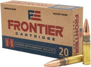 Frontier Cartridge FR400 Military Grade Centerfire Rifle 300Blackout 125gr Full Metal Jacket 20 Per Box/10 Case