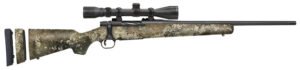 Mossberg 28067 Patriot Super Bantam 308 Win Caliber with 5+1 Capacity, 20" Fluted Barrel, Blued Metal Finish & TrueTimber Strata Synthetic Stock Right Hand (Youth) Includes 3-9x40mm Scope