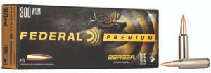 Federal P300WSMBCH1 Premium  300WSM 185gr Berger Hybrid Hunter 20 Per Box/10 Case
