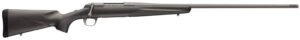 Browning 035459295 X-Bolt Pro Tungsten 30 Nosler 3+1 26" Barrel With Muzzle Brake, Spiral Fluted Bolt, Tungsten Gray Cerakote, Textured Grip Paneled Carbon Fiber Stock