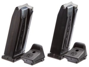 Ruger 90686 Security-9 Value Pack 10rd 9mm Luger Black Oxide Steel 2 Per Pack