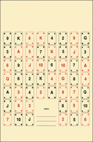 Action Target CARD2100 Entertainment  52 Playing Cards Paper 22.50" x 24" Multi-Color 100 Per Box