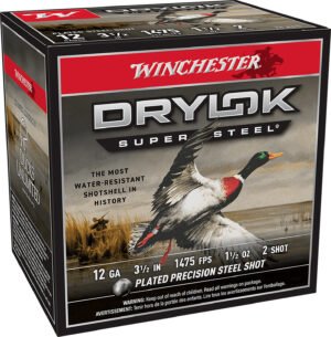Winchester Ammo SSH12LH2 Drylok Super Steel High Velocity 12Gauge 3.50" 1 1/2oz 2Shot 25 Per Box/10 Case