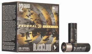 Federal PWBX1424 Black Cloud FS 12Gauge 3" 1 1/4oz 4Shot 25 Per Box/10 Case