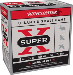 Winchester Ammo XU127 Super X Game Load 12Gauge 2.75" 1oz 7.5Shot 25 Per Box/10 Case