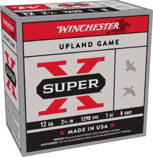 Winchester Ammo XU128 Super X Game Load 12 Gauge 2.75" 1oz 8Shot 25 Per Box/10 Case