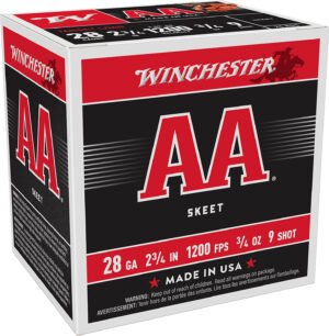 Winchester Ammo AA289 AA  28Gauge 2.75" 3/4oz 9Shot 25 Per Box/10 Case