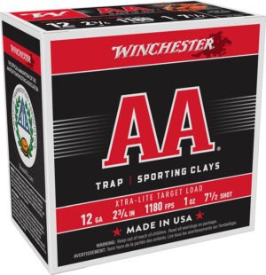 Winchester Ammo AAL127 AA Xtra-Lite 12Gauge 2.75" 1oz 7.5Shot 25 Per Box/10 Case