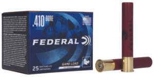 Federal H41375 Game-Shok High Brass 410Gauge 3" 11/16oz 7.5Shot 25 Per Box/10 Case