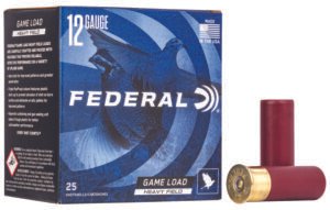 Federal H1238 Game-Shok Heavy Field 12Gauge 2.75" 1 1/8oz 8Shot 25 Per Box/10 Case