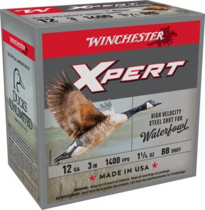 Winchester Ammo WEX123HBB Super X Xpert 12Gauge 3" 1 1/4oz BBShot 25 Per Box/10 Case