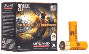 Federal PF20475 Premium Wing-Shok Pheasant Forever High Velocity 20Gauge 2.75" 1oz 7.5Shot 25 Per Box/10 Case