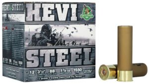 HEVI-Shot HS65088 HEVI-Steel  12Gauge 3.50" 1 3/8oz BBShot 25 Per Box/10 Case