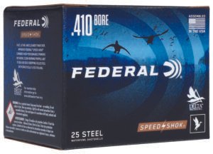 Federal WF4136 Speed-Shok  410Gauge 3" 3/8oz 6Shot 25 Per Box/10 Case