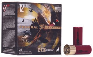 Federal HVF128 Premium Hi-Bird 12Gauge 2.75" 1 1/8oz 8Shot 25 Per Box/10 Case
