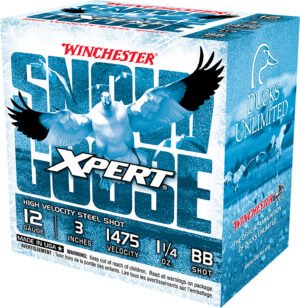 Winchester Ammo WXS123BB Xpert Snow Goose High Velocity 12Gauge 3" 1 1/4oz BBShot 25 Per Box/10 Case