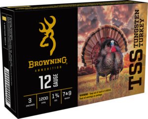Browning Ammo B193921230 TSS Tungsten Turkey 12Gauge 3" 1 3/4oz Tungsten 7/9Shot 5 Per Box/10 Case