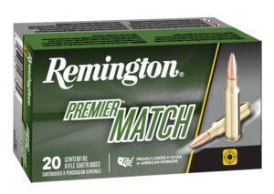 Remington Ammunition 27673 Premier Match 6.5PRC 140gr Berger Open Tip Match 20 Per Box/10 Case