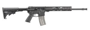 Ruger 8530 AR-556  300 Blackout 30+1 16.10" Heavy Contour Barrel, Black Hard Coat Anodized 7075-T6 Aluminum Forgings, 6 Position M4-Style Stock, Flat Top Receiver, Optics Ready