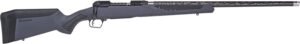 Savage Arms 57580 110 UltraLite Full Size 270 Win 4+1 22" Carbon Fiber Threaded Barrel, Black Melonite Drilled & Tapped Stainless Steel Receiver, Adj AccuStock Gray Synthetic Stock, Right Hand