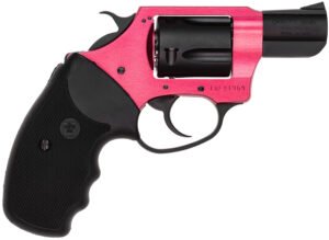 Charter Arms 53824 Undercover Lite Small 38 Special, 5 Shot 2" Black Passivate Stainless Steel Barrel & Cylinder, Red Aluminum Frame w/Black Finger Grooved Rubber Grip, Exposed Hammer