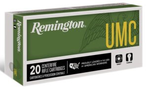 Remington Ammunition 23661 UMC  450Bushmaster 260gr Full Metal Jacket 20 Per Box/10 Case