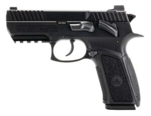 IWI US J941PSL9II Jericho 941 Enhanced 9mm Luger Caliber with 3.80" Barrel, 16+1 Capacity, Overall Black Finish, Picatinny Rail Frame, Serrated Steel Slide & Polymer Grip