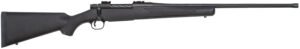 Mossberg 28131 Patriot  Full Size 7mm Rem 3+1 24" Matte Blued Fluted Threaded Barrel, Drilled & Tapped Matte Blued Stainless Steel Receiver, Black Fixed Synthetic Stock, Right Hand