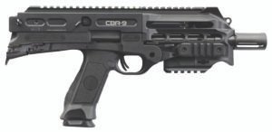 Chiappa Firearms 500217 CBR-9 Black Rhino 9mm Luger 9" 18+1, Black, No Brace