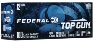 Federal TG121008 Top Gun  12Gauge 2.75" 1 1/8oz 8Shot 100 Per Box/2 Case