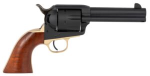 Taylors & Company 550432 Old Randall  45 Colt (LC) Caliber with 4.75" Barrel, 6rd Capacity Cylinder, Overall Blued Finish Steel & Walnut Navy Size Grip
