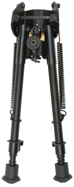 Allen 2188 Bozeman  Rifle Bipod Black Aluminum w/Sling Swivel Mount, Rubber Feet & 9-13" Vertical Adjustment