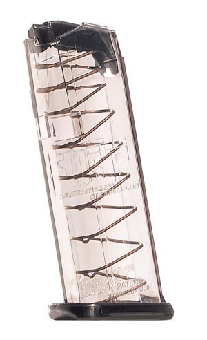 ETS Group GLK43X Pistol Mags  10rd 9mm Luger Compatible w/ Glock 43X/48 Clear Polymer