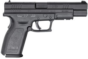 Springfield Armory XD9401 XD Tactical *CA Compliant 9mm Luger 10+1, 5" Black Melonite Steel Barrel, Black Melonite Long/Serrated Steel Slide, Black Polymer Frame w/Picatinny Rail