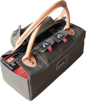 GPS SHOTGUN SHELL TOTE HOLDS - 6 12 GA. BOXES OLIVE GREEN