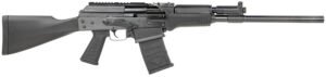 JTS Shotgun M12AK M12AK  12 Gauge Semi-Auto 3" 5- 2.75" Shells, 18.70" Black Steel Barrel, Black Receiver, Black Fixed Synthetic Stock, Black Polymer Grip